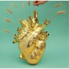 SELETTI Porcelain Vase "Love In Bloom" - Gold -  Big