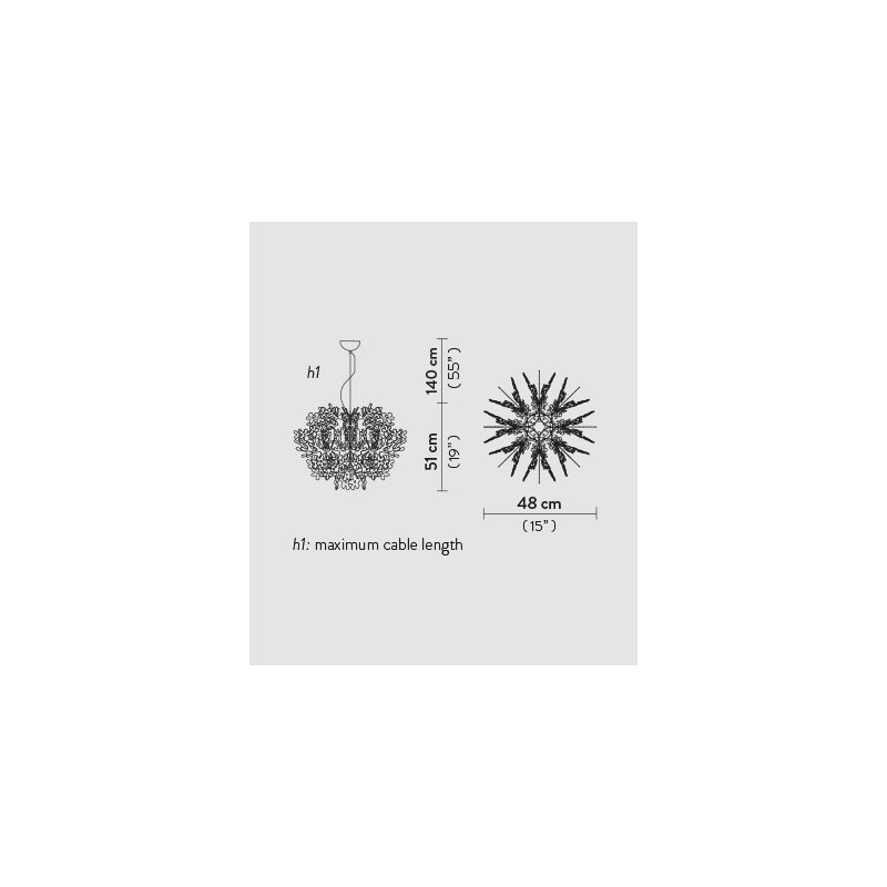 SLAMP Fiorella Pendant Lamp mini