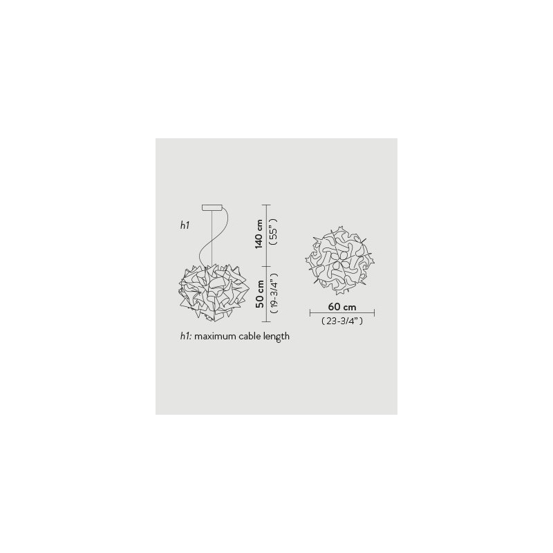 SLAMP Veli Pendant Lamp large