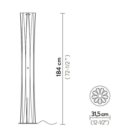 SLAMP Bach Floor lamp xxl