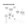 SLAMP Clizia Ceiling lamp / Wall Lamp medium