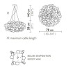 SLAMP Clizia Pendant Lamp large