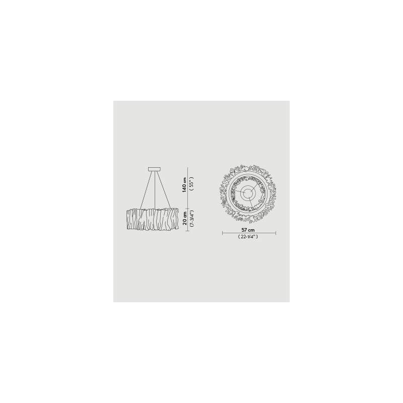 SLAMP Accordéon Pendant Lamp