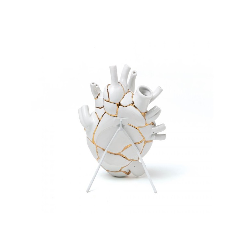 SELETTI Porzellanvase "Love In Bloom" - Kintsugi | Lightandshade