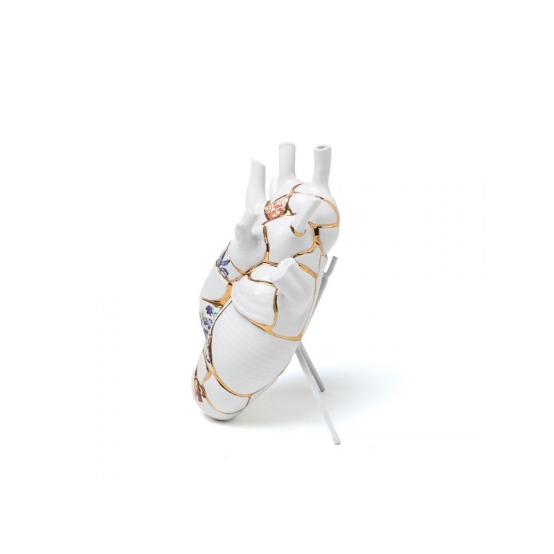 SELETTI Porzellanvase "Love In Bloom" - Kintsugi | Lightandshade