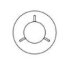 Jacco Maris benben ceiling cover 3 lights round ø 30cm