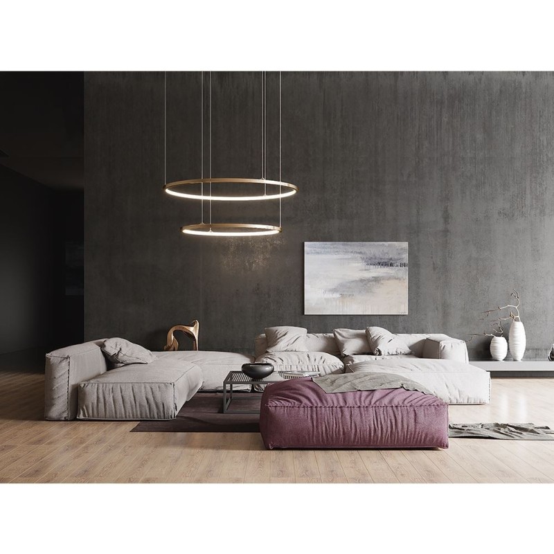 Jacco Maris Brass-O ø 70cm suspension lamp