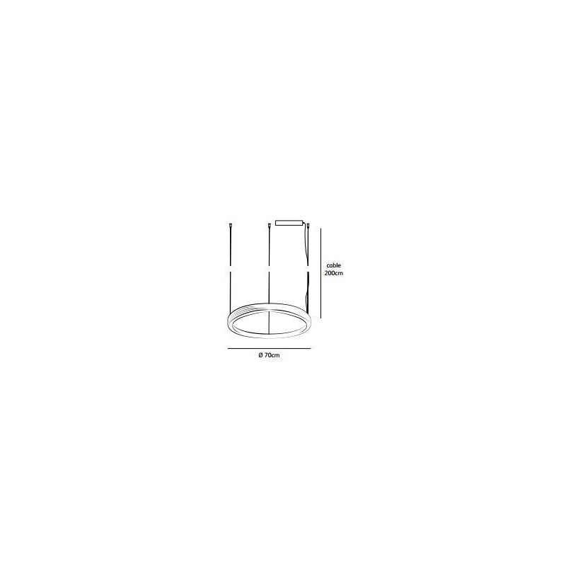 Jacco Maris Brass-O ø 70cm suspension lamp