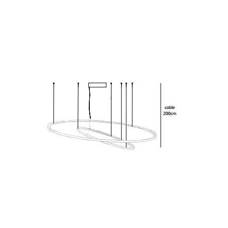 Jacco Maris framed circle ø 50cm suspension lamp