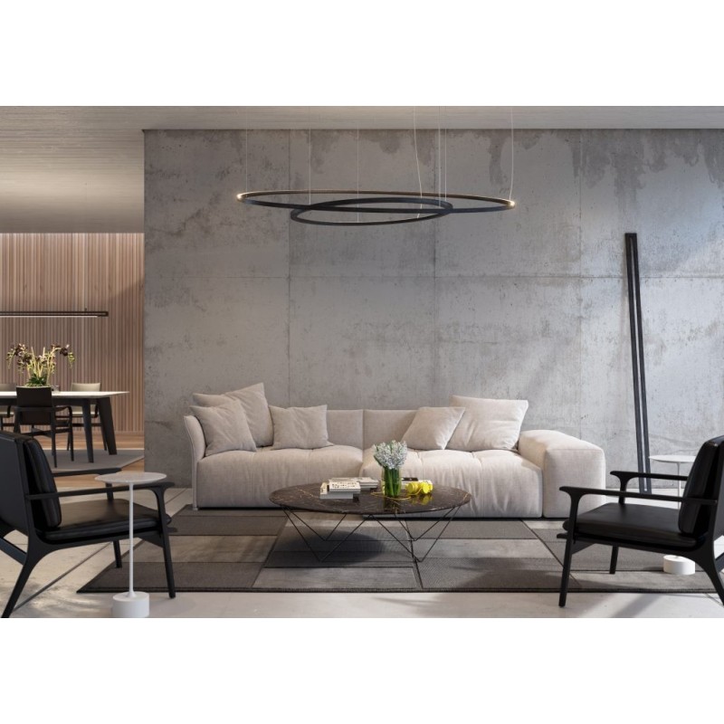 Jacco Maris framed circle ø 50cm suspension lamp