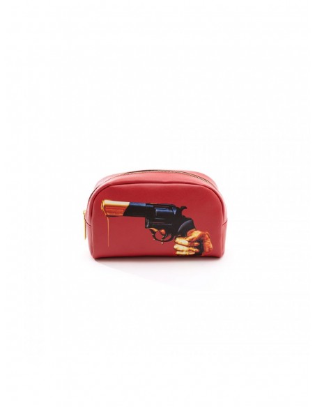 Seletti Toiletpaper Revolver medium Cosmetic Bag