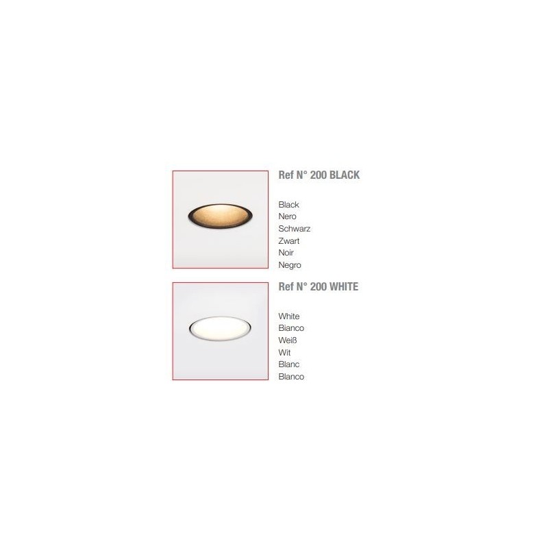 Brick In The Wall 200Cent Round Twin Trimless Excl. Driver Fix recessed spot