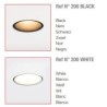 Brick In The Wall 200Cent Round Twin Trimless Excl. Driver Fix recessed spot