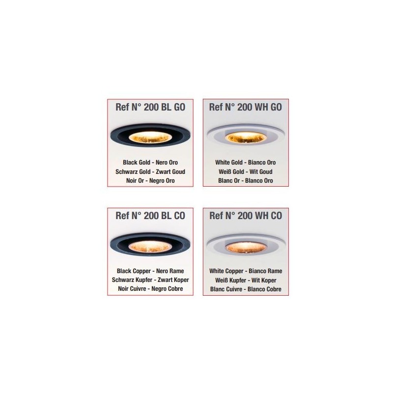 Brick In The Wall 200Cent Round Low Trim Excl. Driver Fix Ip54 Bathroom recessed spot