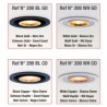 Brick In The Wall 200Cent Round Low Trim Excl. Driver Fix Ip54 Bathroom recessed spot