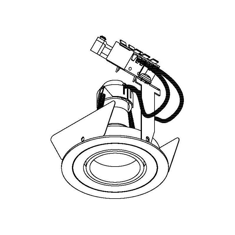 PSM Lighting Ø80 Convertible Cambiodown.Es50 Recessed Spot
