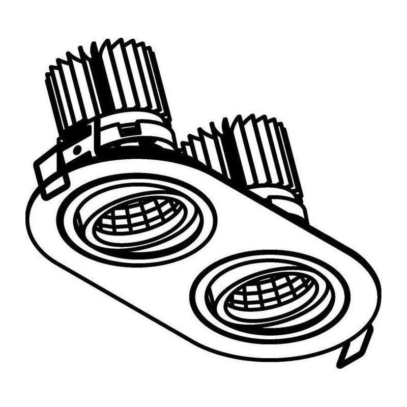 PSM Lighting Ø80 Luxor Xtm.1300.10047.S1 Recessed Spot