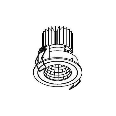 PSM Lighting Ø70 Luxor Xtm.1300.10024.S1 Recessed Spot