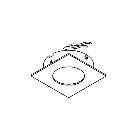 PSM Lighting Square Click System Cascomo.Dicro Recessed Spot