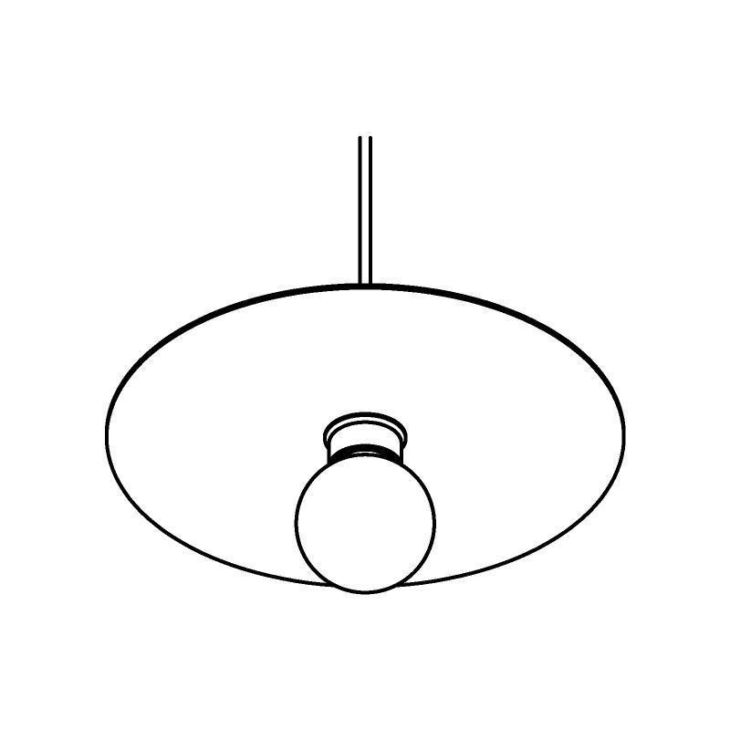 PSM Lighting Angelo 4987.Sh.E27 Suspension Lamp