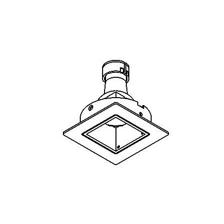 PSM Lighting Square Click System Castomba.Es50 Recessed Spot