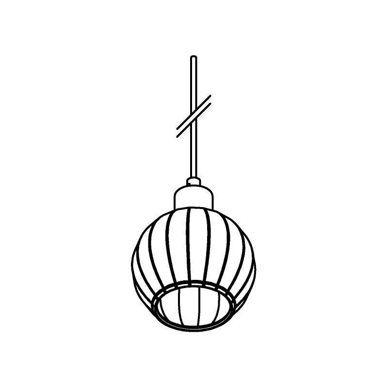 PSM Lighting Noella 4581.V.E27.SH.TR.16 PSM Lighting Noella 4581.V.E27.SH.TR.16.TXM Suspension lamp