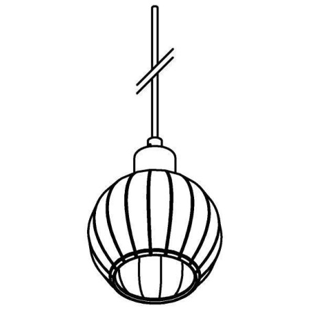PSM Lighting Noella 4581.V.E27.SH.TR.16 PSM Lighting Noella 4581.V.E27.SH.TR.16.TXM Suspension lamp