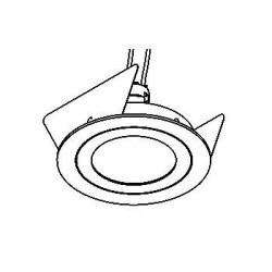 PSM Lighting Arca Arca50 Recessed Spot