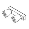 PSM Lighting Cuba W1318.220 Wall Lamp