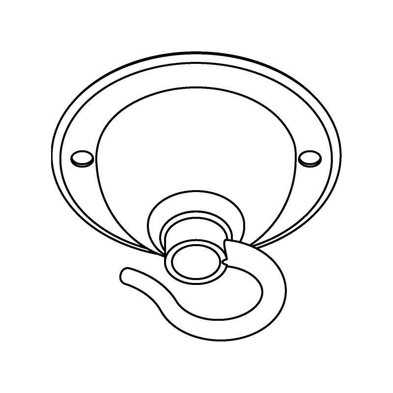 PSM Lighting Rosette Up 1623 