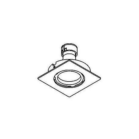 PSM Lighting Square Click System Casouzo.Es50 Recessed Spot