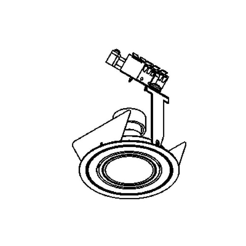 PSM Lighting Ø80 Convertible Diva50.Es50.Ln Recessed Spot
