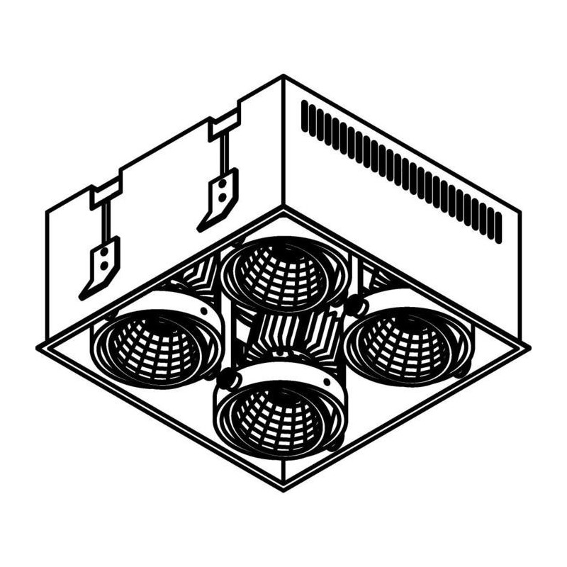 PSM Lighting Spinner Xtm 1974.Ip20 Recessed Spot