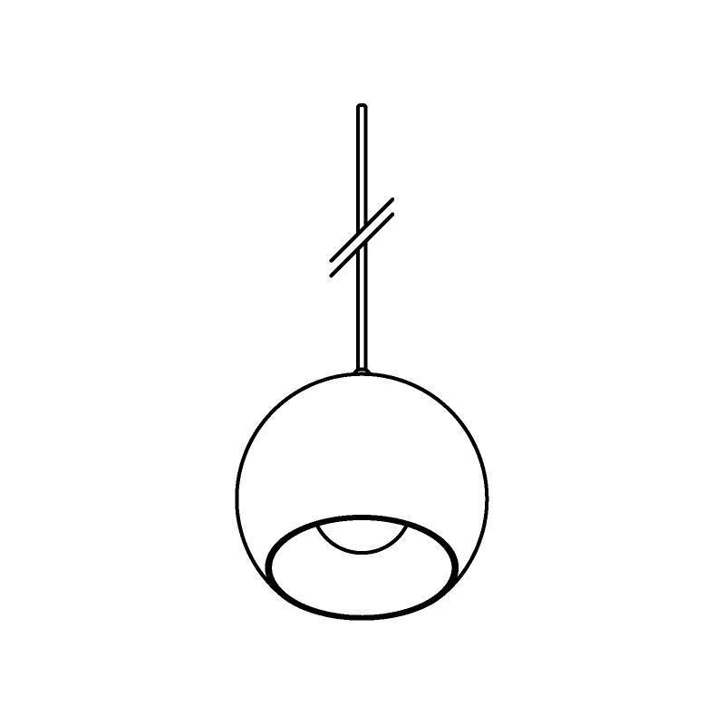 PSM Lighting Moby 5096.B.E27.1M PSM Lighting Moby 5096.B.E27.1M.TX1 Suspension lamp