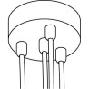 PSM Lighting Rosette Up 059.4 