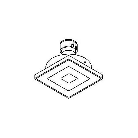 PSM Lighting Square Click System Casrigagles50 Recessed Spot