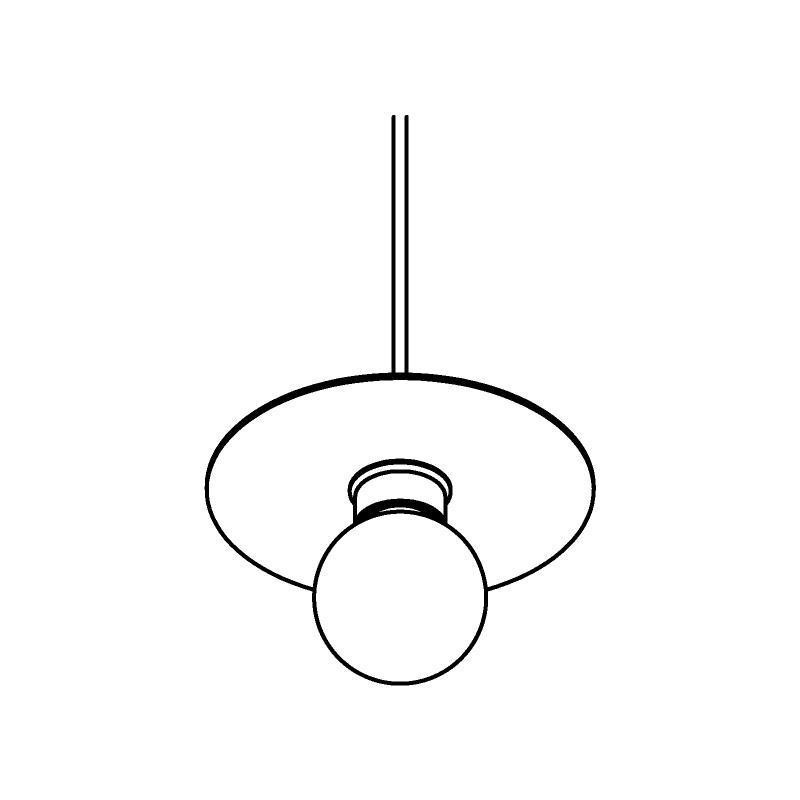 PSM Lighting Angelo 4985.Sh.E27 Suspension Lamp