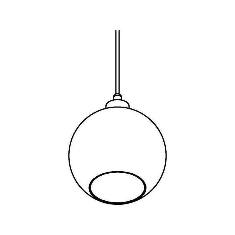 PSM Lighting Moby Sh 4968.B.E27.Sh Suspension Lamp