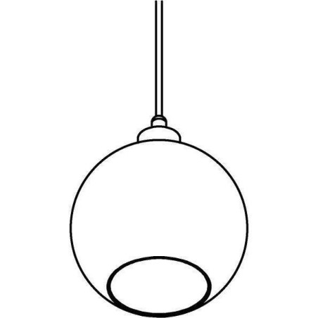 PSM Lighting Moby Sh 4968.B.E27.Sh Suspension Lamp