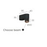 Trizo21 Audy 1 up Rounded with honeycomb ceiling lamp