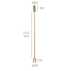 Trizo21 Audy-Solitaire RF D+B ceiling lamp
