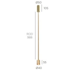 Trizo21 Audy-Solitaire RF D+B with honeycomb ceiling lamp