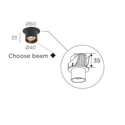 Trizo21 Audy-In OUT ceiling lamp