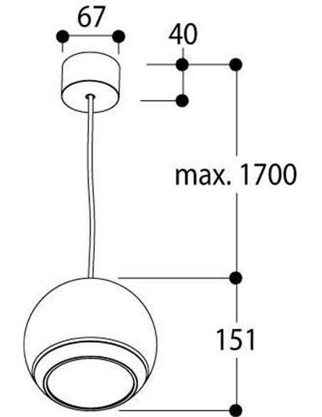 TAL BERRIER NXT suspension lamp