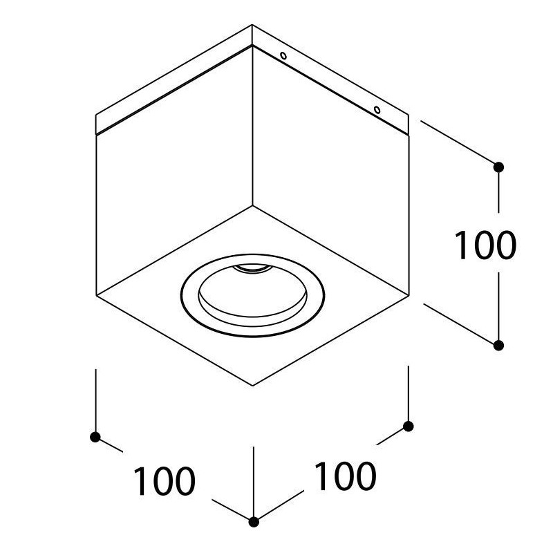 Tal BRIX OUT CEILING 36° Deckenlampe