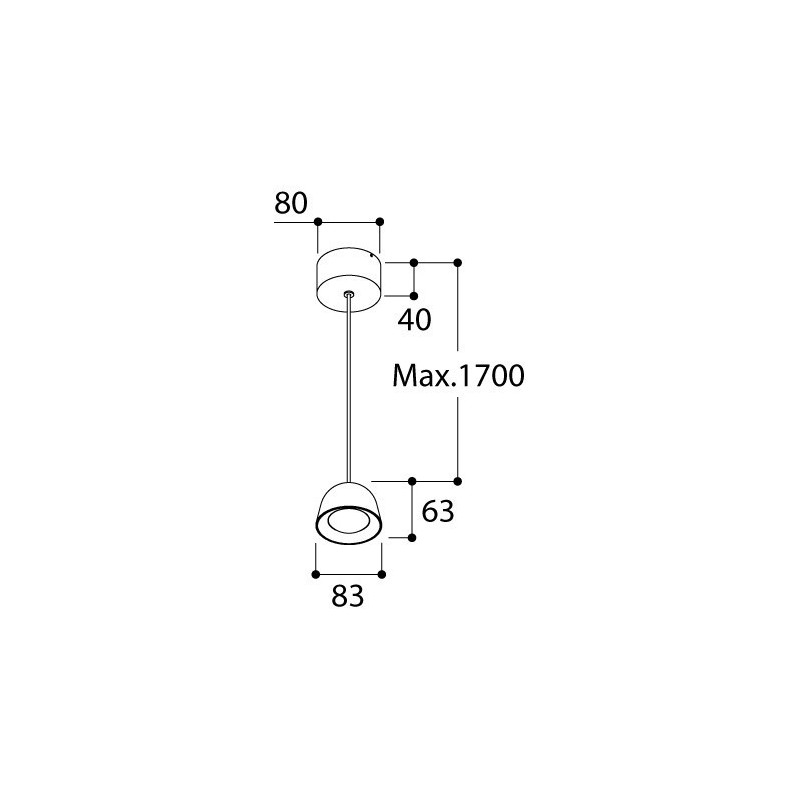 Tal Lighting CONE JUNIOR SUSPENSION CI MAINS DIMM Hängelampe