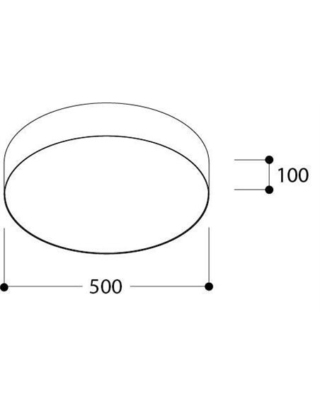 TAL FABIAN SM LED 500  ceiling lamp