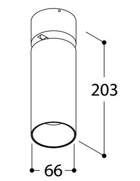 TAL FUNNEL ELBOW 150 GU10 ceiling lamp