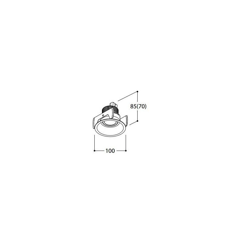 Tal Lighting FUNNEL FLEX HALOLED LEAF Einbaustrahler