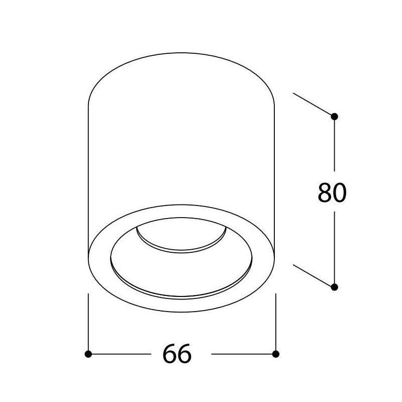 Tal Lighting FUNNEL ON SPLASH CI MAINS DIMM Deckenlampe